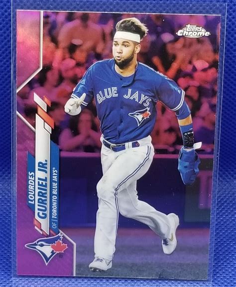 2020 Topps Chrome Lourdes Gurriel Jr 167 Pink Refractor Parallel