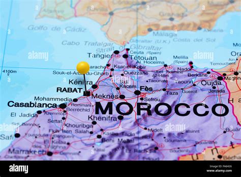 Mapa de marruecos anclado fotografías e imágenes de alta resolución Alamy