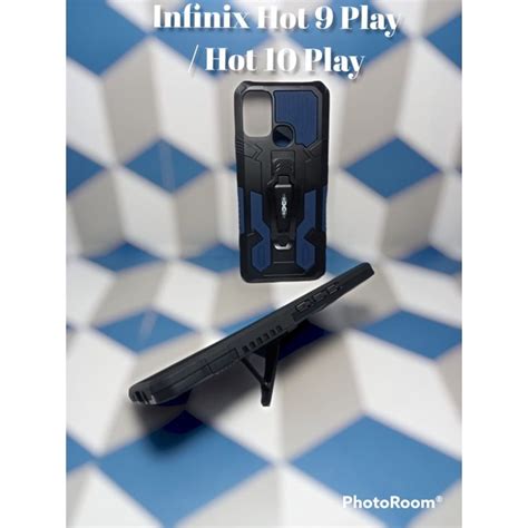 Jual SR CASE INFINIX HOT PLAY Hot Play Play Cristal Case Logo