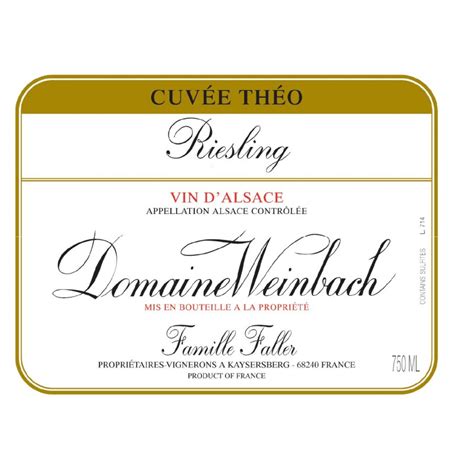 Riesling Cuv E Th O Domaine Weinbach Best Price