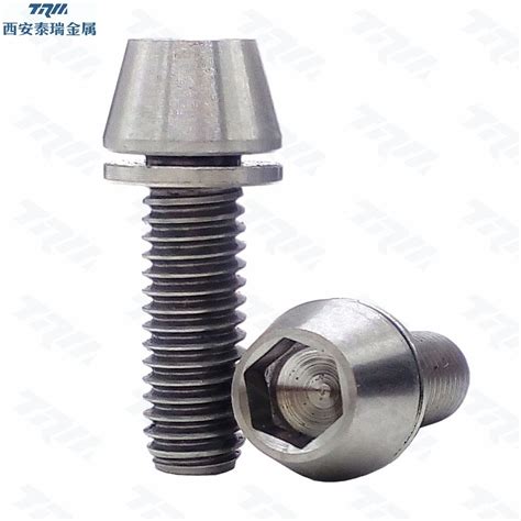 2019 Titanium Bolt M5x20 Tapered Hex Allen Head M5 Bicycle Bike Screw