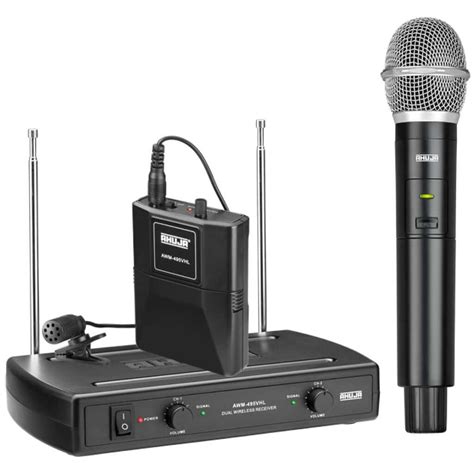 Ahuja AWM 495VHL Microphones Dual Pa Vhf Wireless Microphones