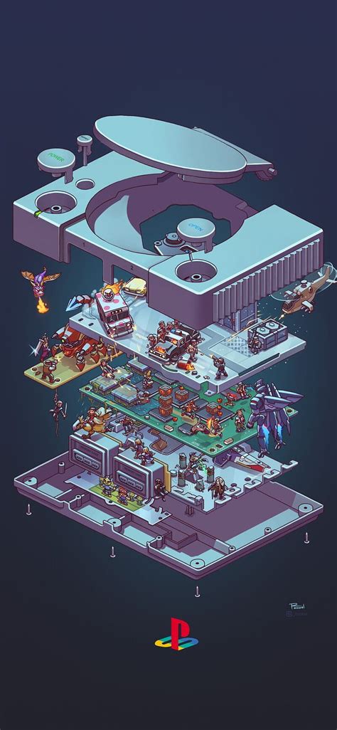 Artstation Console Explosion Pierre Roussel In Retro Video