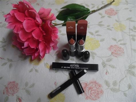 Mac Cosmetics Piece Nude Lipstick Set Half N Half Modesty Lip Base