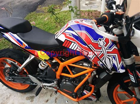 Ktm Duke Custom Decals Graphics New Custom Design Graphics Ktm Duke 125200390 Naked Bike