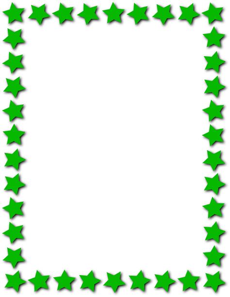 Star Frame Green