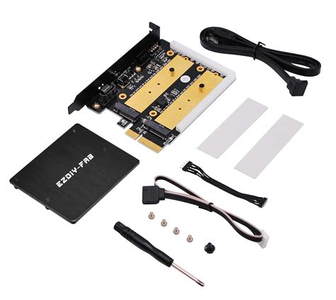 Ezdiy Fab Adaptador Nvme Pcie Soporte Pcie X X X Ranura M