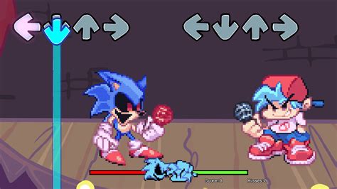 Sonic Exe Over Bfpixel Friday Night Funkin Mods