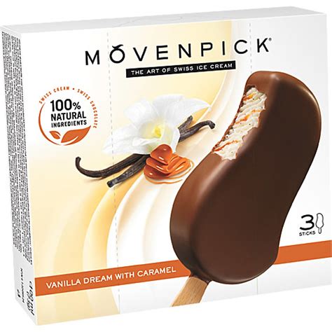 Kaufen Mövenpick Sticks Vanille Rahmeis mit Caramelsauce mit Fleur