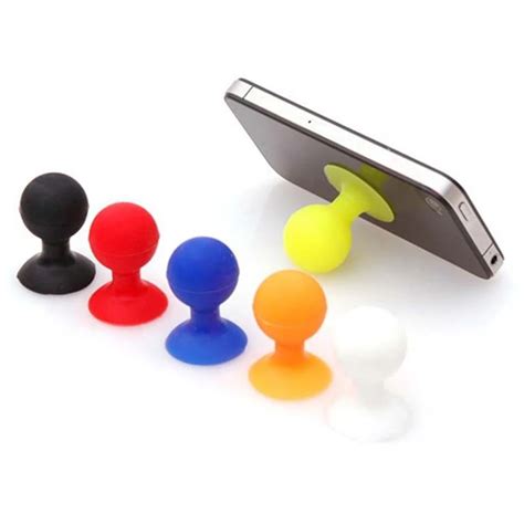 Pcs Mini Silicone Suction Cup Holder Sucker Stand For Cell Mobile