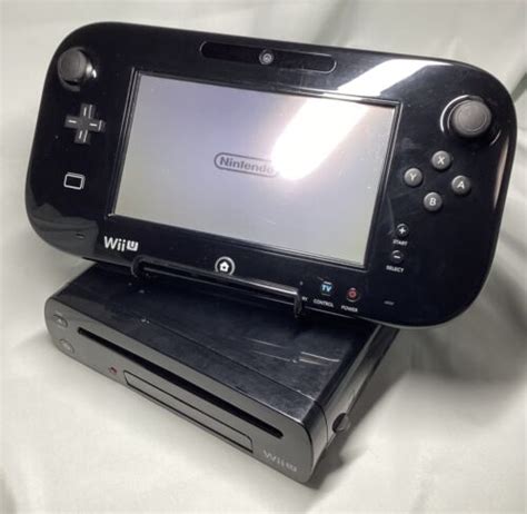 E Nintendo Wii U Premium Gb Console And Gamepad Set Black Jp