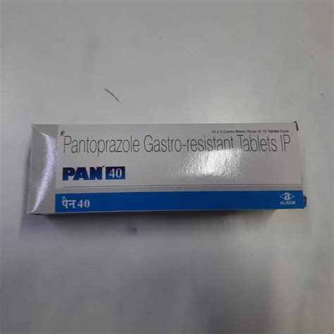 Pan Pantoprazole Gastro Resistant Ip Tablets Prescription Treatment