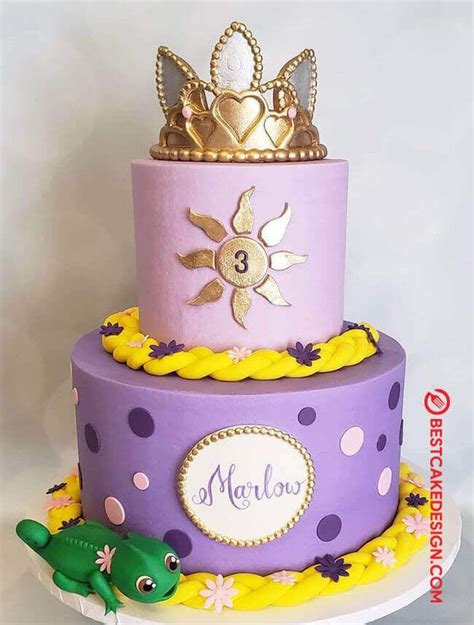 50 Tangled Cake Design Cake Idea October 2019 Rapunzel Birthday