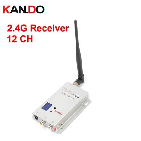 12 ch 2.4G Wireless AV receiver 2.3G receiver,2.4G Video Audio transceiver RX acceptor,2.4G FPV ...