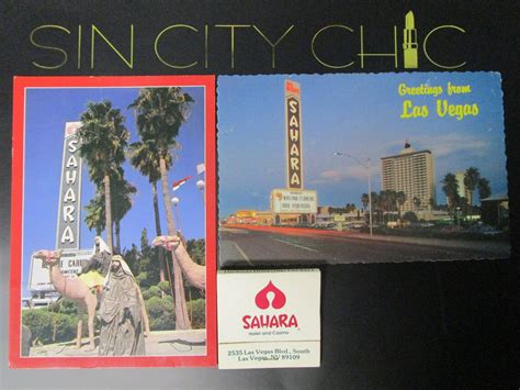 Vintage Las Vegas Postcards. Vintage Las Vegas Matchbook. Gift | Etsy