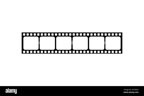 Film Strip Frame Or Border Setphoto Cinema Or Movie Negative Vector