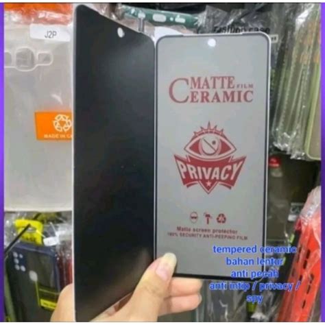 LAYAR Tg Tempered Ceramic Spy Oppo A58 4G 2023 Tg Ceramic Spay Oppo A58