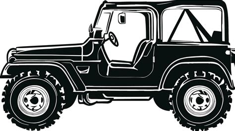 Vintage Jeep Vector 31758294 Vector Art at Vecteezy