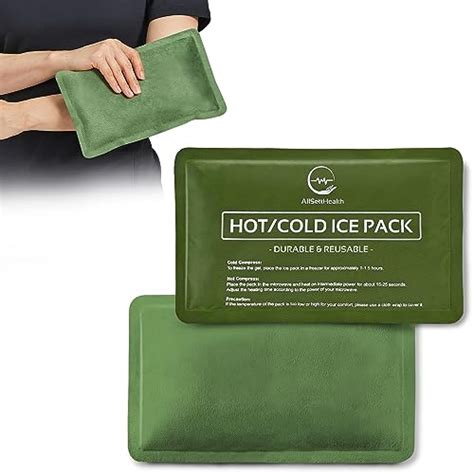 2 Pack Reusable Ice Packs for Injuries - Soft Ice Pack with Velvet Sof ...