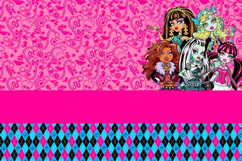 Monster High Invitations And Party Free Printables Monster High