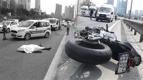 Son dakika haberler İstanbul Ümraniye de motosiklet kazası 1 ölü