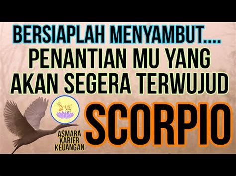 Zodiak Scorpio Penantian Mu Yg Akan Segera Terwujud Tarot Zodiak