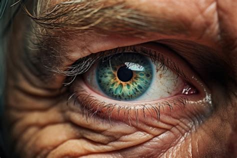 Concepto De Primer Plano Del Ojo Humano Foto Premium