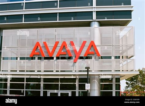 Avaya logo hi-res stock photography and images - Alamy