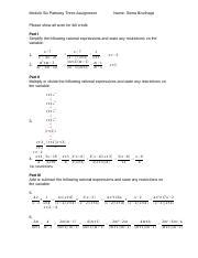 Module Six Pathway Three Assignment Docx Module Six Pathway Three