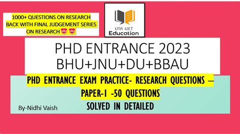 Phd Entrance 2023 Bhujnudubbau Phd Entrance Exam Practice