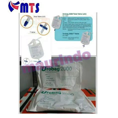 Jual COD Urobag 2000 Onemed Kantong Urine Bag T VALVE Shopee Indonesia