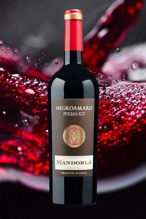 Vinho Italiano Mandorla Negroamaro Puglia Igt 2017