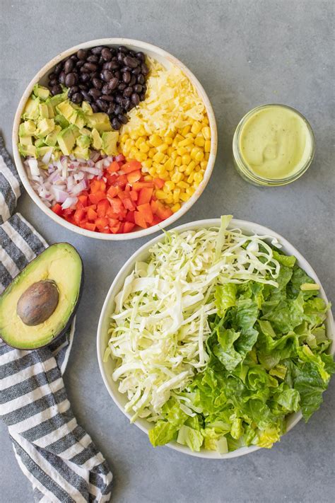 Easy Avocado Ranch Salad The Clean Eating Couple