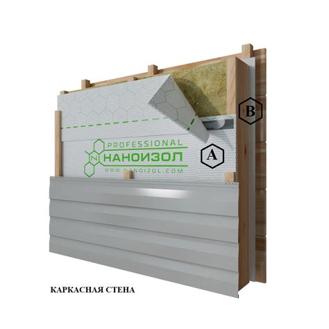 Наноизол A PROF с клеевой полосой