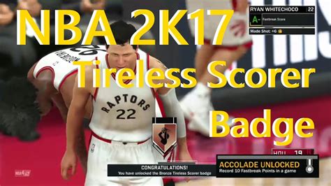 Nba K Tireless Scorer Badge Tutorial Youtube