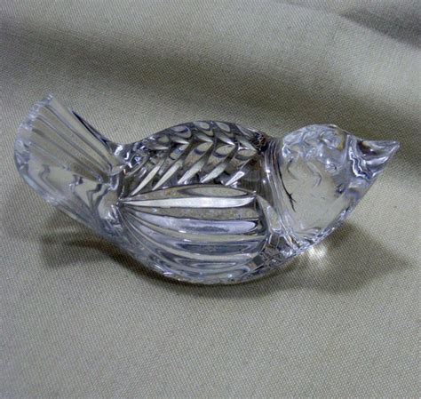 Waterford Crystal Glass Bird Or Dove Figurine By Mrsfinder On Etsy