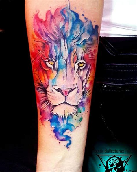 Watercolor Lion Tattoo Watercolor Lion Tattoo Watercolor Lion Lion