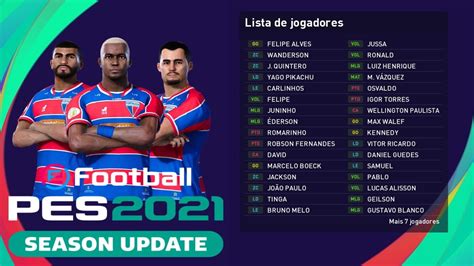 Fortaleza 100 Atualizado PES 2021 YouTube