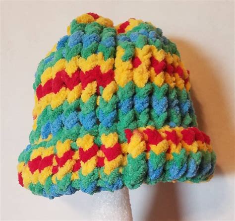 Chunky Baby Hat Rainbow Colors, Baby Beanie Cap, Baby Shower Gift, New ...