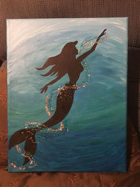 Mermaid Painting Ideas Easy » What'Up Now