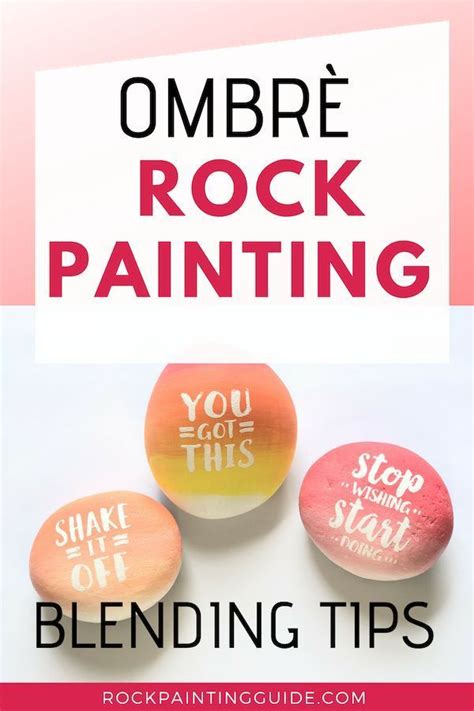 16 Easy Rock Painting Techniques to Improve Your Skills | Painted rocks ...