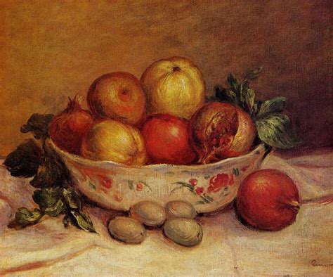 Pierre Auguste Renoir Still Life W Pomegranates 1893 Renoir