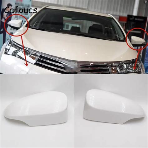 Cafoucs For Toyota Corolla Rear View Mirror Cover Cap 2014 2015 2016