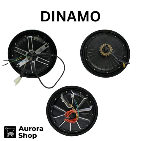 Jual Dinamo BLDC 500W 600W 1000W Roda Belakang Sepeda Listrik Skuter