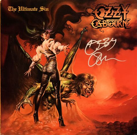 Ozzy Osbournethe Ultimate Sin Autographcentral