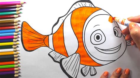 √ Cartoon Fish Drawing For Kids With Colour | Fischlexikon