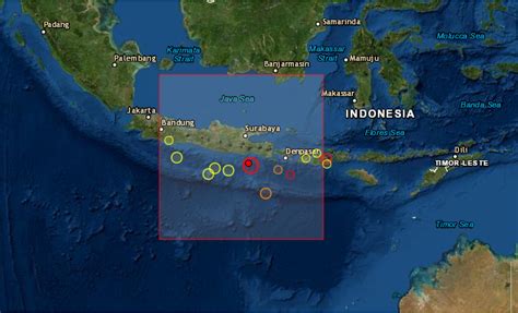 Un Terremoto De Magnitud 6 Sacude Las Aguas Al Sur De Isla Indonesia De