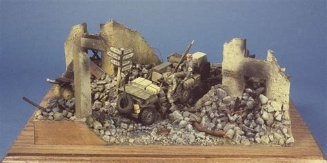 Jeep Diorama Built By Shepherd Paine For Monogram In 1972 The Monogram Diorama Sheets Were An