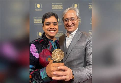 Ravish Kumar at Beverly Hills Peabody Awards Ceremony