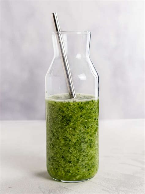 Detox Parsley Smoothie Recipe Foodaciously